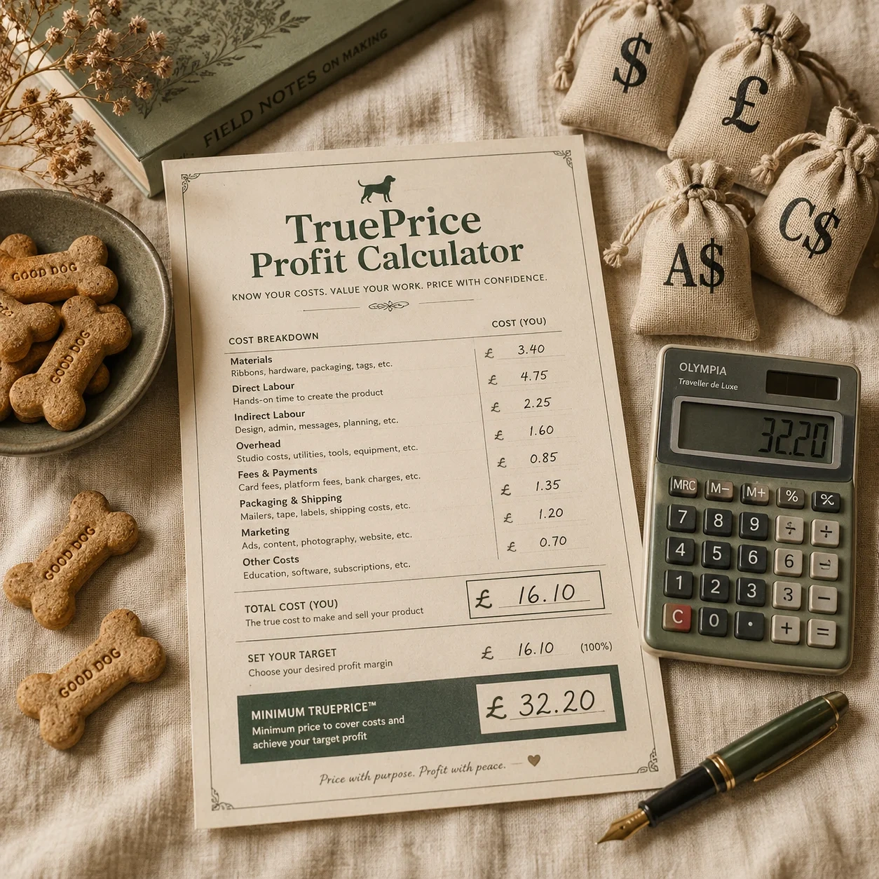 TruePrice Profit Calculator