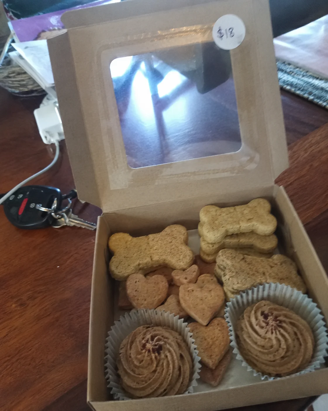 Labeled treat boxes